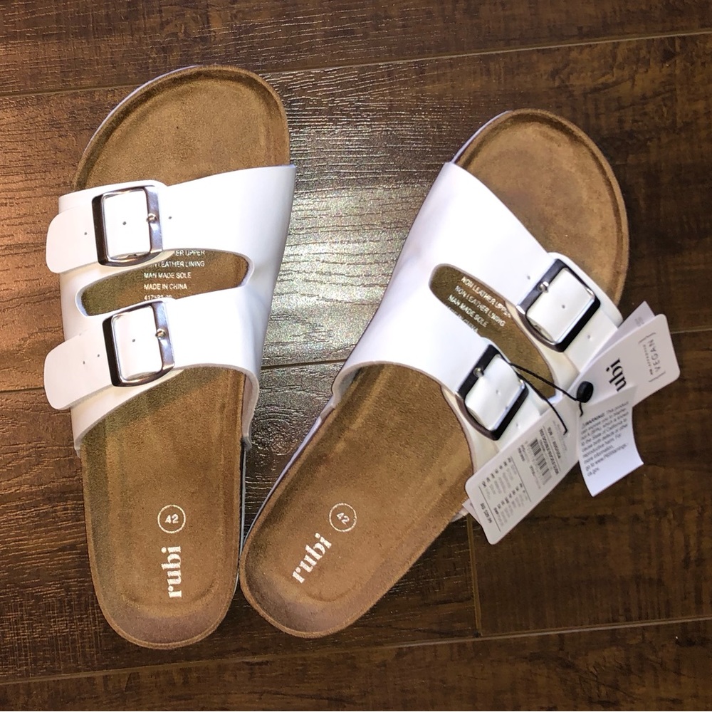 NWT Rubi Double-Strap Sandals
